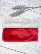 Load image into Gallery viewer, Red Luxe Velvet snood