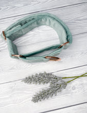 Load image into Gallery viewer, Duck Egg Luxe Velvet Martingale collar