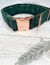 Load image into Gallery viewer, Green Luxe Velvet Collar