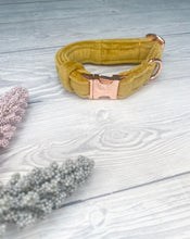 Load image into Gallery viewer, Mustard Luxe Velvet Collar