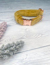 Load image into Gallery viewer, Mustard Luxe Velvet Collar