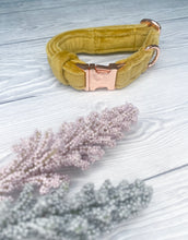 Load image into Gallery viewer, Mustard Luxe Velvet Collar