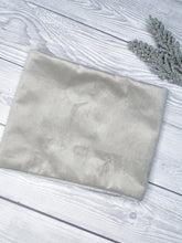 Load image into Gallery viewer, Light Grey Luxe Velvet snood
