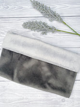 Load image into Gallery viewer, Dark Grey Luxe Velvet snood