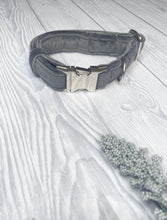 Load image into Gallery viewer, Dark Grey Luxe Velvet Collar