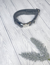 Load image into Gallery viewer, Dark Grey Luxe Velvet Collar