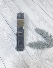 Load image into Gallery viewer, Dark Grey Luxe Velvet Collar