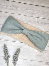 Load image into Gallery viewer, Forget Me Not Tweed Ear Warmers