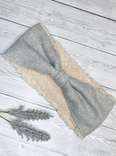 Load image into Gallery viewer, Sea Holly Tweed Ear Warmers
