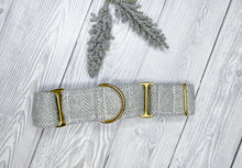 Load image into Gallery viewer, Sea Holly Tweed Martingale collar