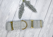 Load image into Gallery viewer, Sea Holly Tweed Martingale collar
