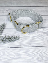Load image into Gallery viewer, Sea Holly Tweed Martingale collar