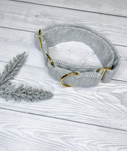 Load image into Gallery viewer, Sea Holly Tweed Martingale collar