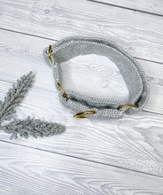 Load image into Gallery viewer, Sea Holly Tweed Martingale collar