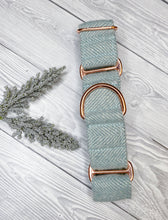 Load image into Gallery viewer, Forget Me Not Tweed Martingale collar