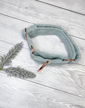 Load image into Gallery viewer, Forget Me Not Tweed Martingale collar