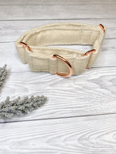 Load image into Gallery viewer, Ginger Tweed Martingale collar