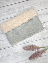 Load image into Gallery viewer, Sea Holly Tweed snood