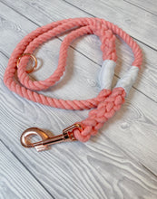 Load image into Gallery viewer, 10mm Coral Clip Rope Lead