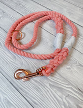Load image into Gallery viewer, 10mm Coral Clip Rope Lead