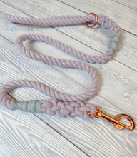 Load image into Gallery viewer, 10mm Lilac Clip Rope Lead