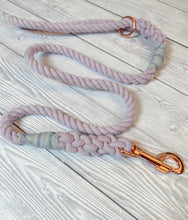 Load image into Gallery viewer, 10mm Lilac Clip Rope Lead