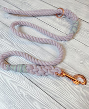 Load image into Gallery viewer, 10mm Lilac Clip Rope Lead