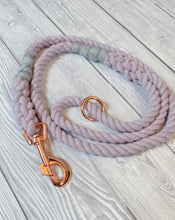 Load image into Gallery viewer, 10mm Lilac Clip Rope Lead