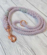 Load image into Gallery viewer, 10mm Lilac Clip Rope Lead