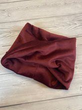 Load image into Gallery viewer, Burgundy Luxe Velvet snood