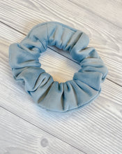 Load image into Gallery viewer, Cerulean Luxe Velvet Scrunchie
