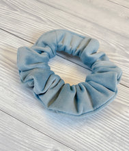 Load image into Gallery viewer, Cerulean Luxe Velvet Scrunchie