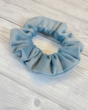 Load image into Gallery viewer, Cerulean Luxe Velvet Scrunchie