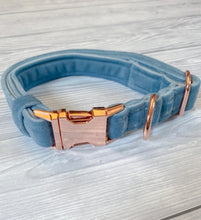 Load image into Gallery viewer, Cerulean Luxe Velvet Collar