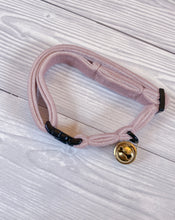 Load image into Gallery viewer, Pastel Pink Luxe velvet cat collar