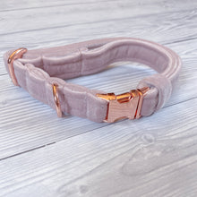 Load image into Gallery viewer, Pastel Pink Luxe Velvet Collar