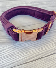 Load image into Gallery viewer, Plum Luxe Velvet Collar