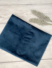 Load image into Gallery viewer, Navy Luxe Velvet snood
