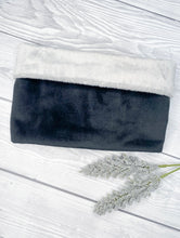 Load image into Gallery viewer, Black Luxe Velvet snood
