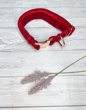 Load image into Gallery viewer, Red Luxe Velvet Collar
