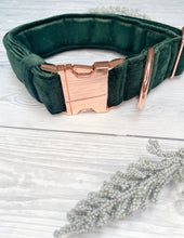 Load image into Gallery viewer, Green Luxe Velvet Collar
