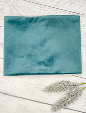 Load image into Gallery viewer, Teal Luxe Velvet snood
