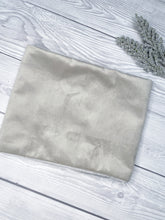 Load image into Gallery viewer, Light Grey Luxe Velvet snood
