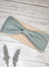 Load image into Gallery viewer, Forget Me Not Tweed Ear Warmers

