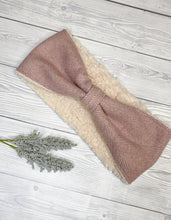 Load image into Gallery viewer, Wisteria Tweed Ear Warmers
