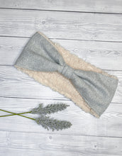 Load image into Gallery viewer, Sea Holly Tweed Ear Warmers
