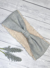 Load image into Gallery viewer, Sea Holly Tweed Ear Warmers
