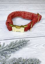 Load image into Gallery viewer, Pomegranate Tweed Collar
