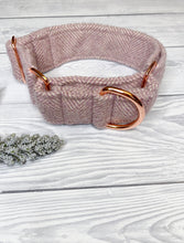 Load image into Gallery viewer, Wisteria Tweed Martingale collar
