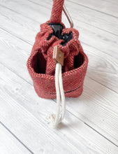 Load image into Gallery viewer, Pomegranate Tweed ALL-IN-ONE Pooch Pouch
